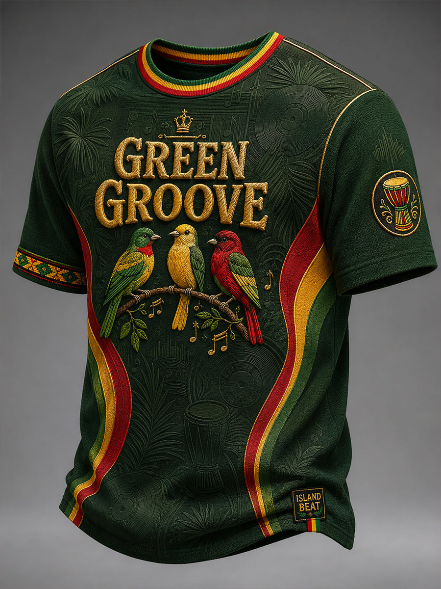 Men's Reggae Short Sleeve Shirt