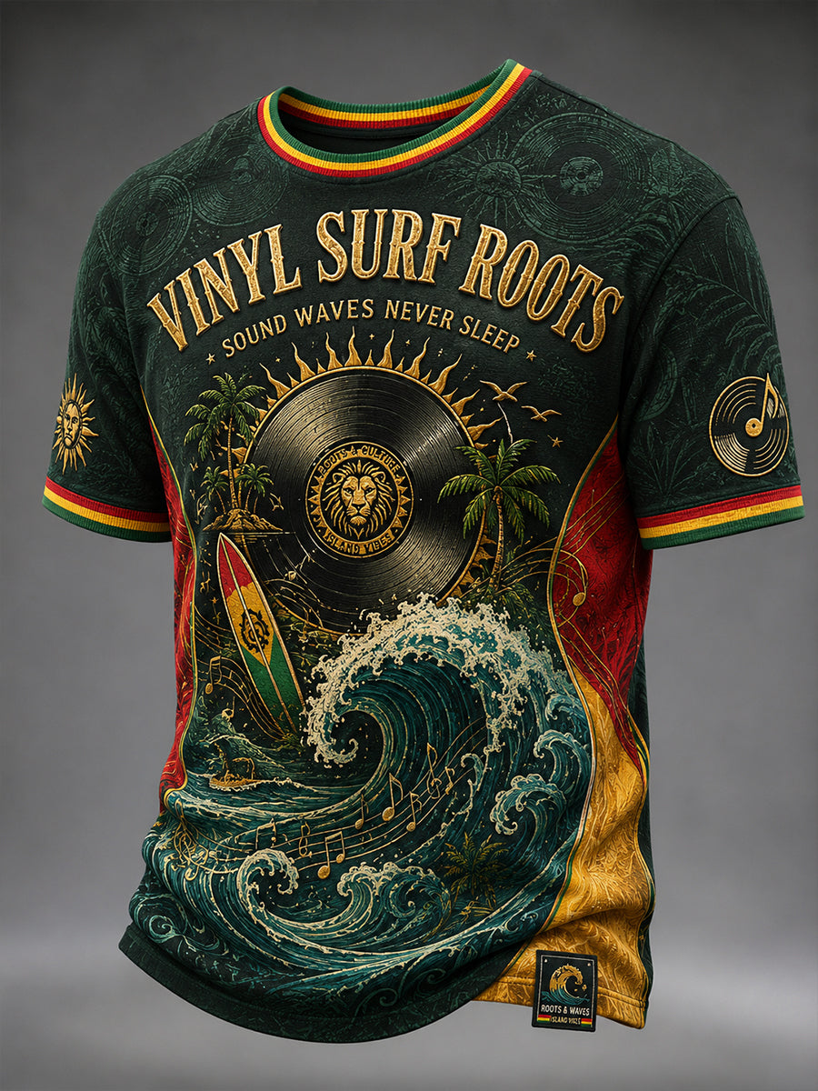 Men's Reggae Shirt Short Sleeve