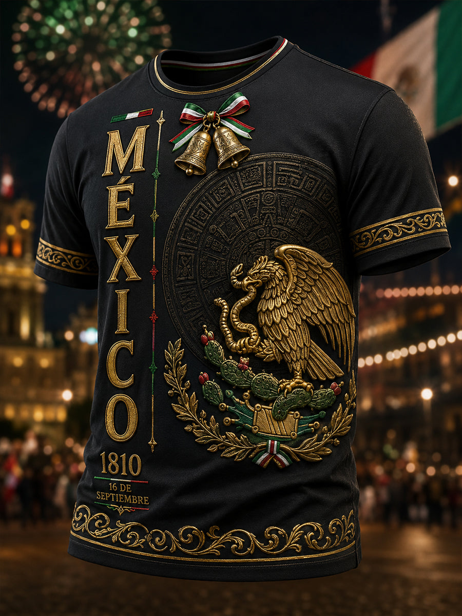 Men's Mexican Independence Day Short Sleeves T-Shirt