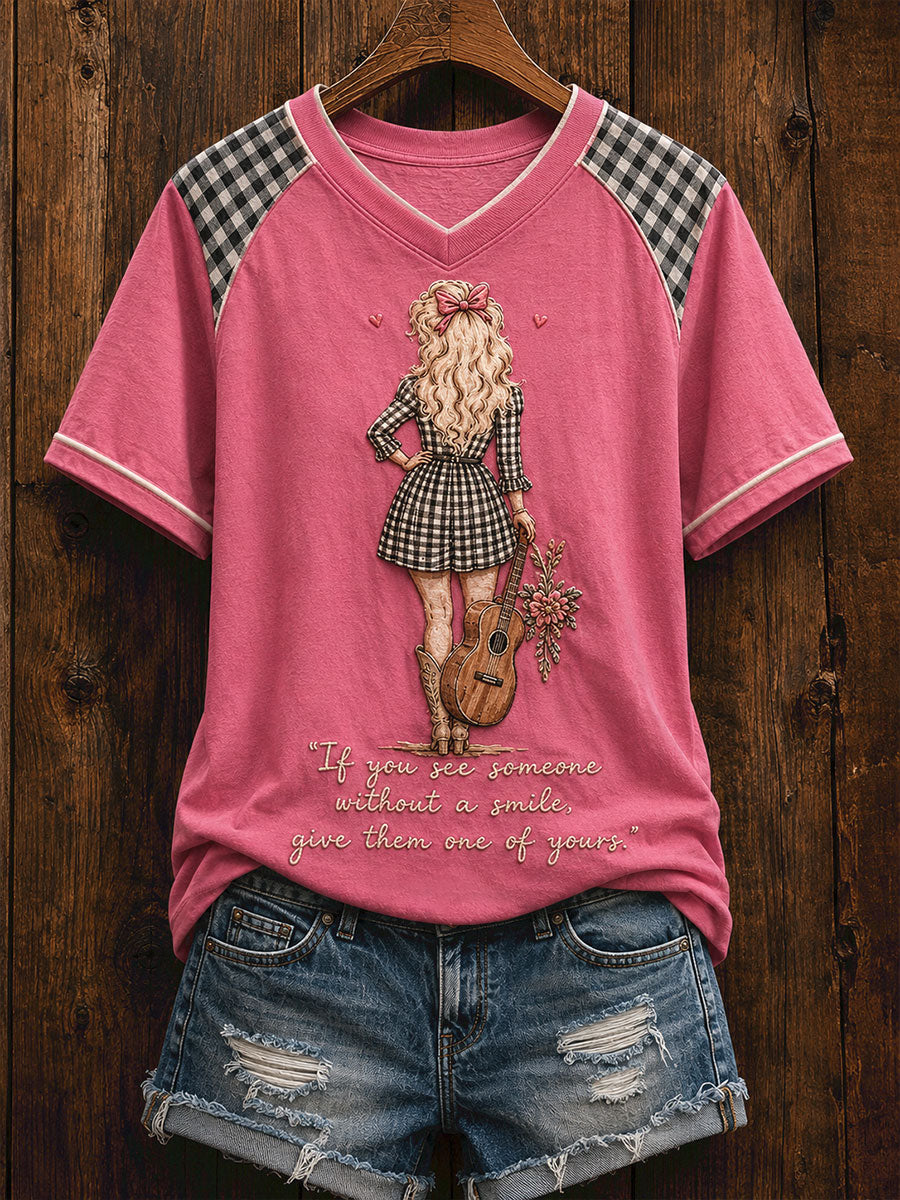 Women's Country Music Lover We Will Always Love U Printed T-shirt