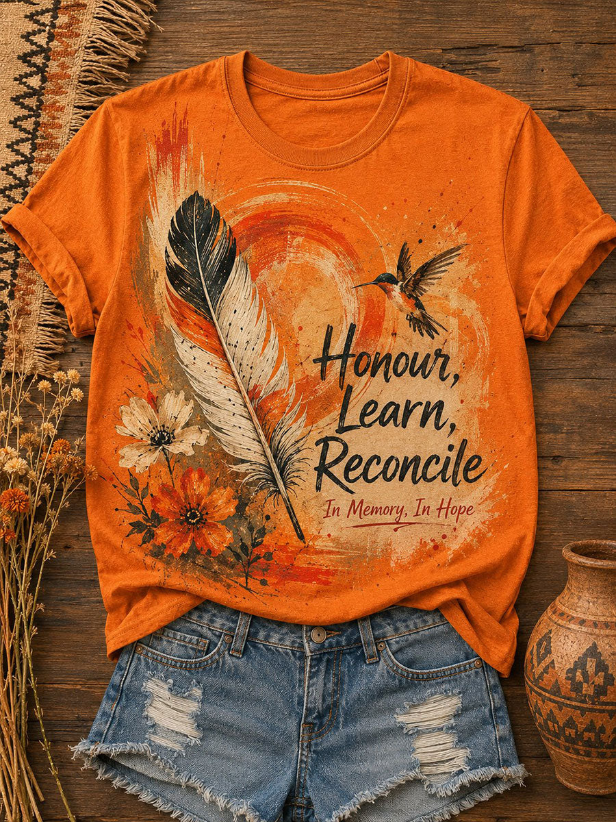 Women's Honour Learn Reconcile In Memory In Hope T-Shirt