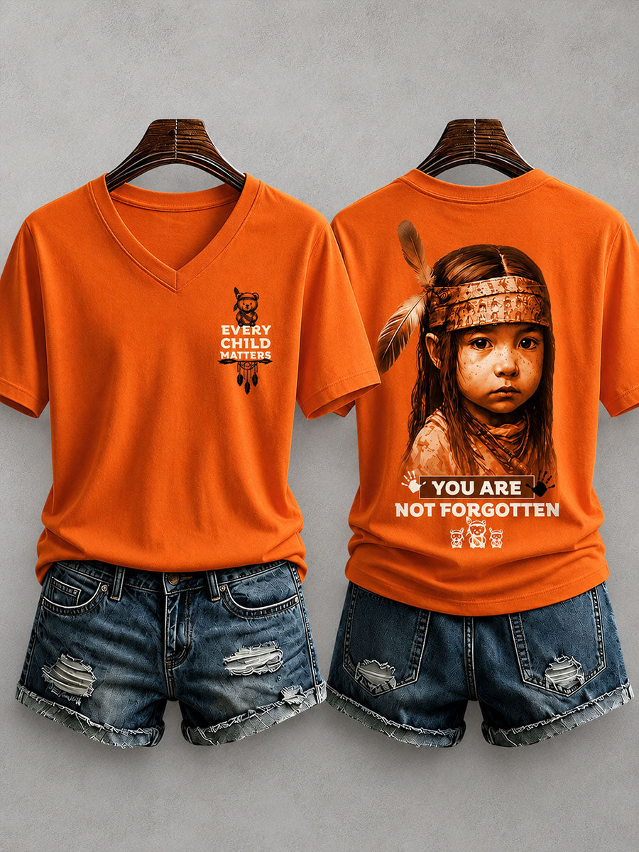 Women's Every Child Matters You Are Not Forgotten T-shirt