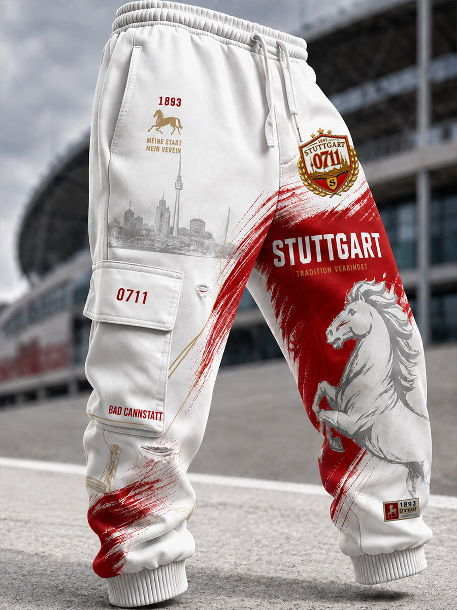 Men's VfB Stuttgart Casual Sweatpants Trousers