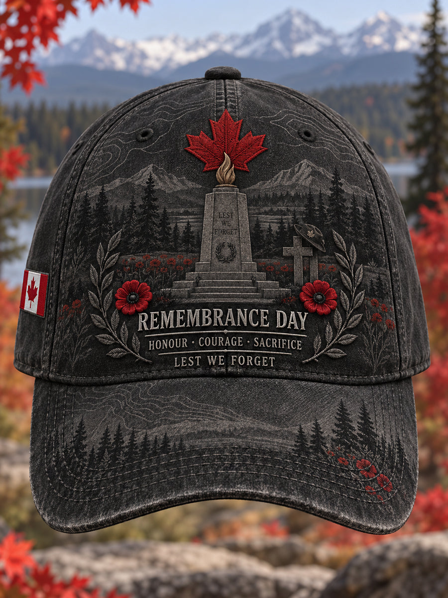 Unisex Remembrance Day Print Hat