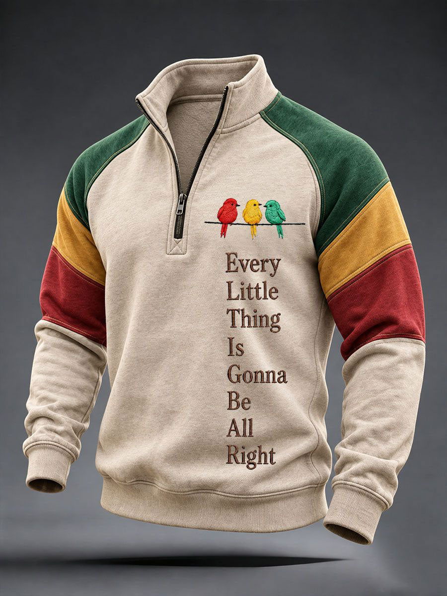 Men's Every Little Thing Is Gonna Be All Right Sweatshirt