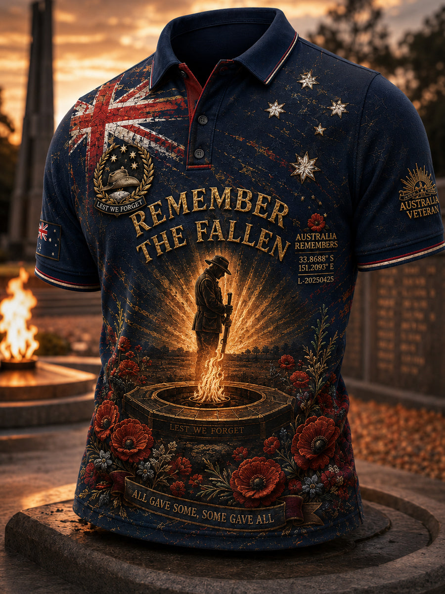 Men's Australian Veterans' Memorial Short Sleeves T-Shirt