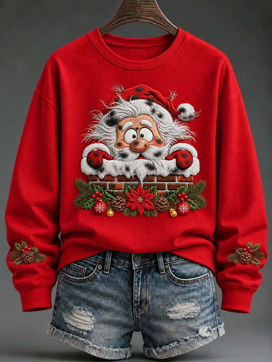 Women's Christmas Print Sweatshirt