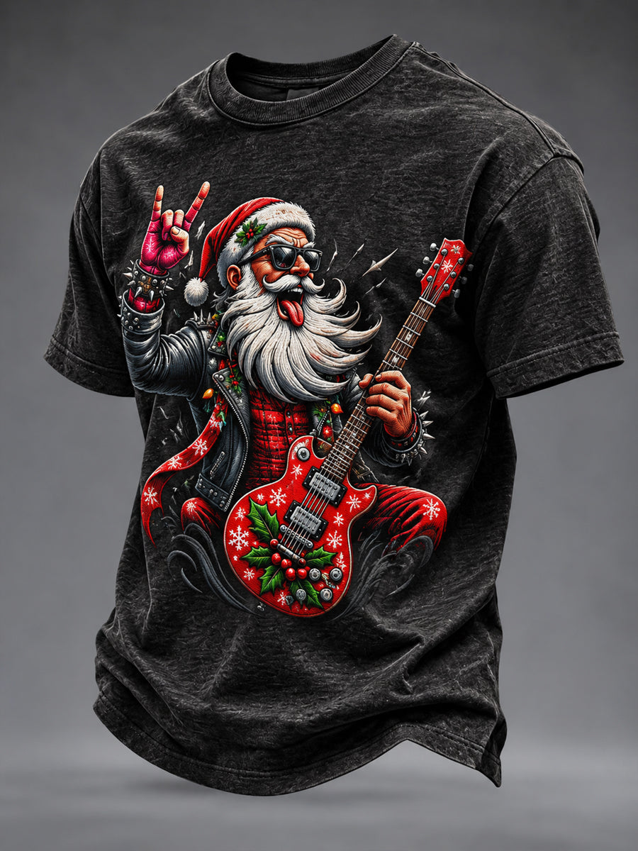 Men's Christmas Printed T-shirt