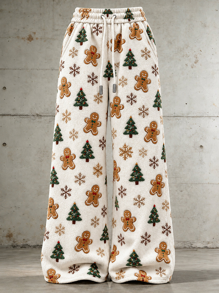 Women's Christmas Art Print Sweatpants