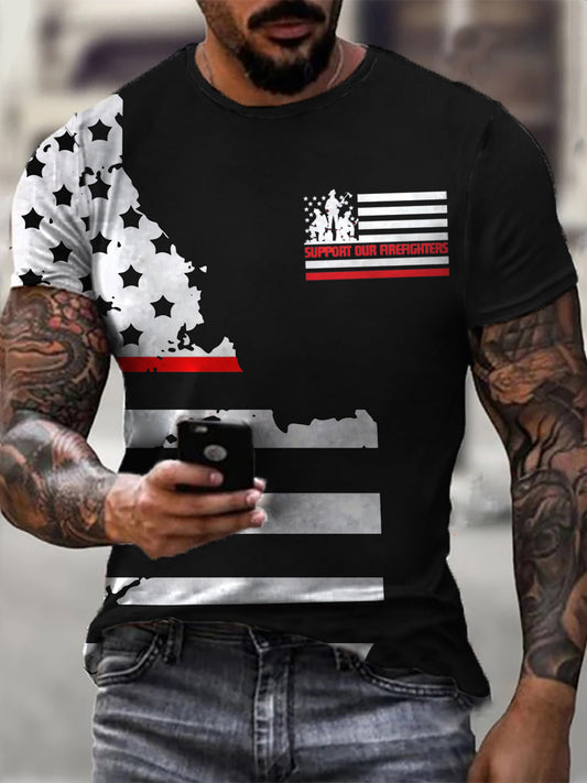 Men's Idaho Firefighter short sleeves t-shirt