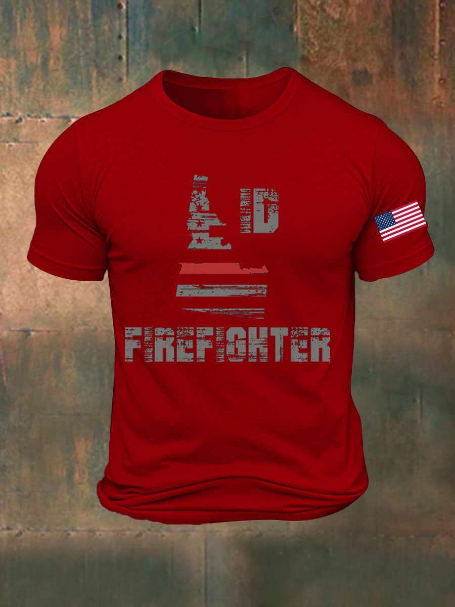 Men's Idaho Firefighter Printed T-shirt