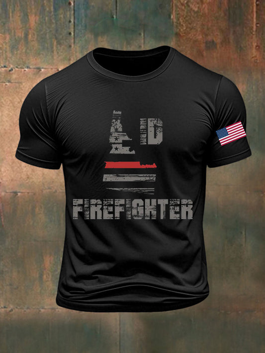 Men's Idaho Firefighter Printed T-shirt