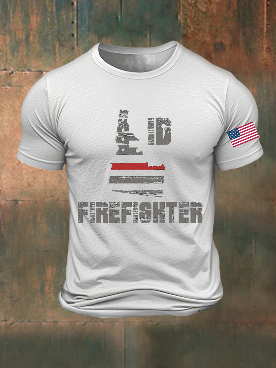 Men's Idaho Firefighter Printed T-shirt