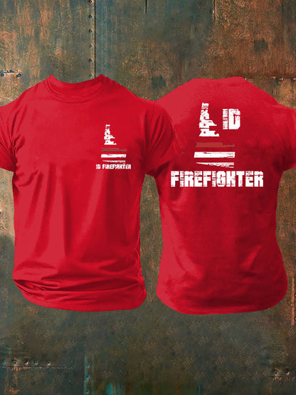Men's Idaho Firefighter Printed T-shirt