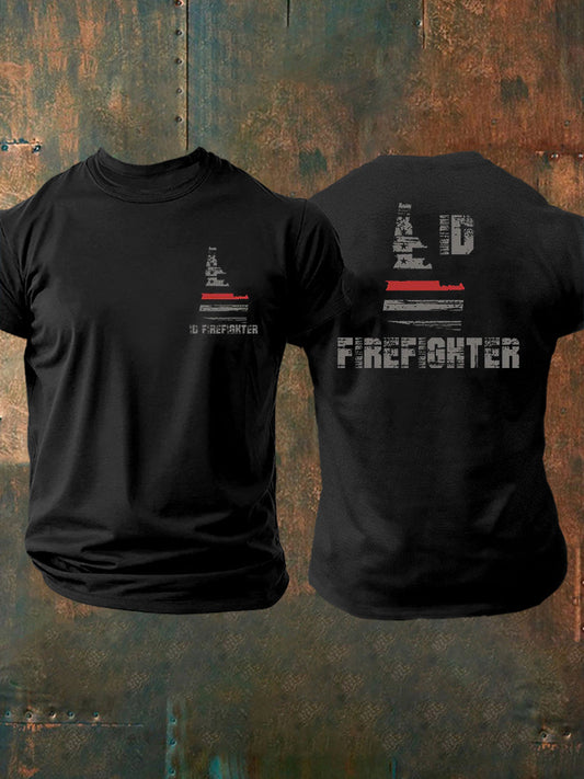 Men's Idaho Firefighter Printed T-shirt