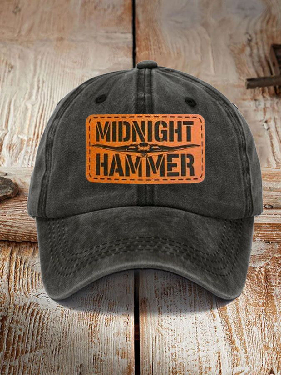 Unisex Operation Midnight Hammer Print Hat