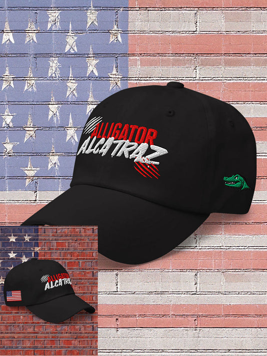 Unisex  Alligator Alcatraz Funny Florida Everglades Dark Humor Print Hat