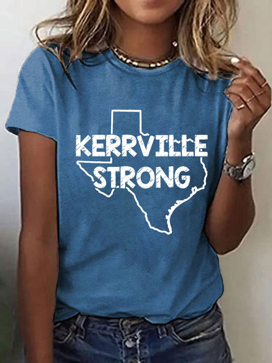 Women's Kerrville Strong Printed T-Shirt