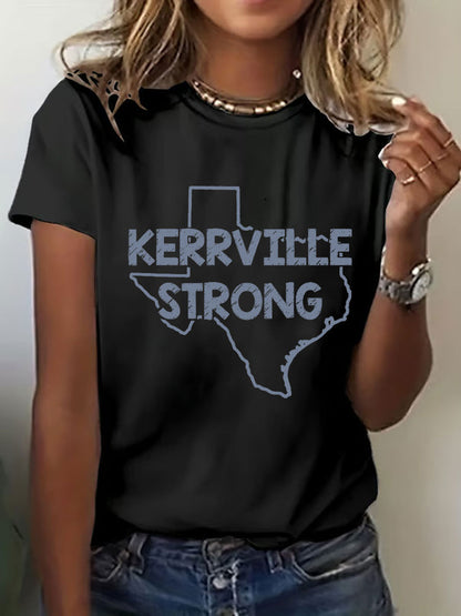 Women's Kerrville Strong Printed T-Shirt