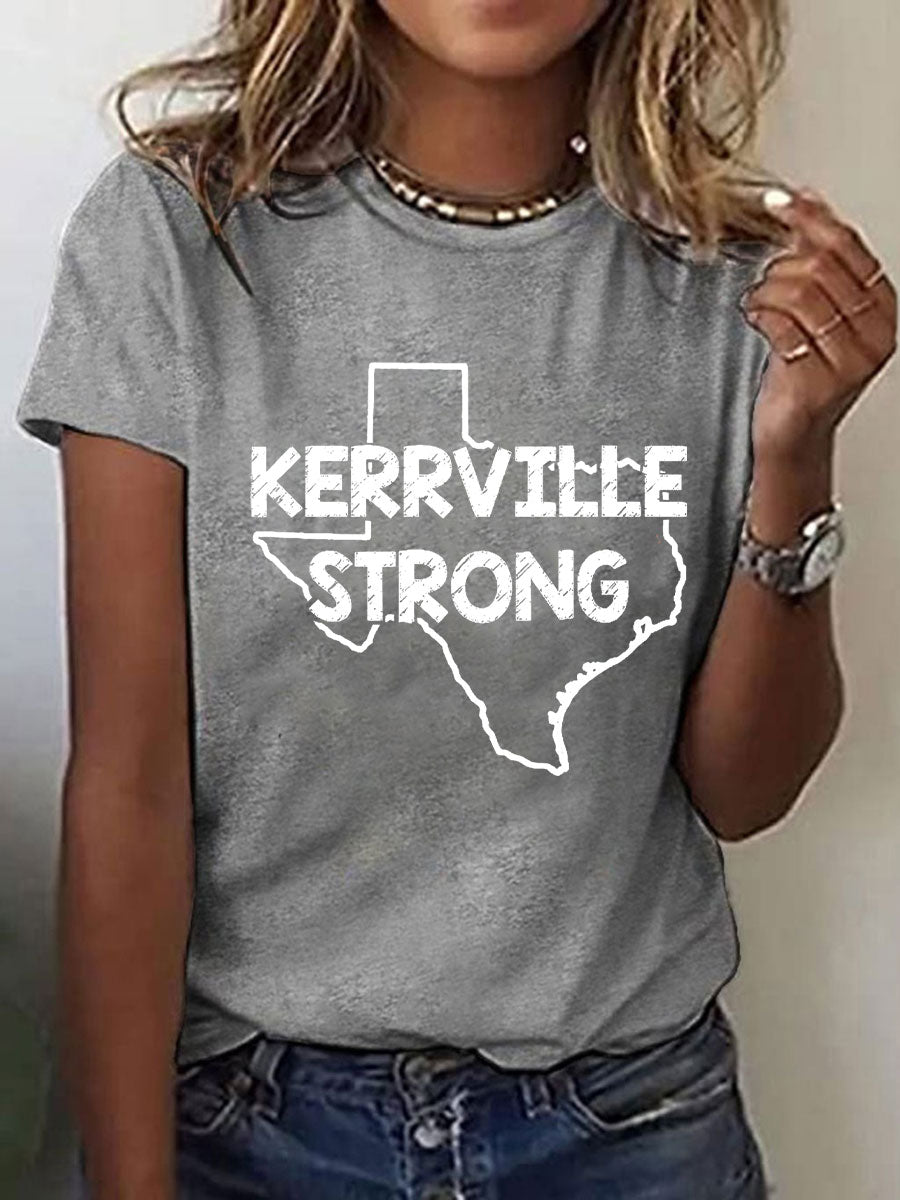 Women's Kerrville Strong Printed T-Shirt