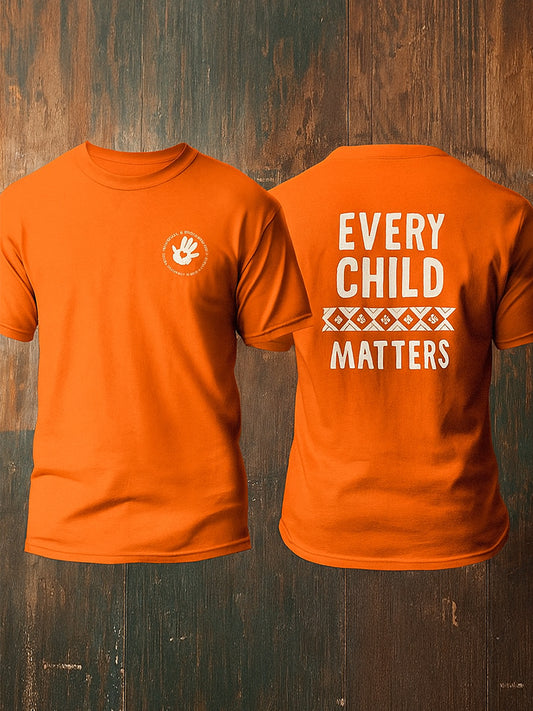Every Child Matters Printed Round Neck Athletic Short Sleeves T-Shirt