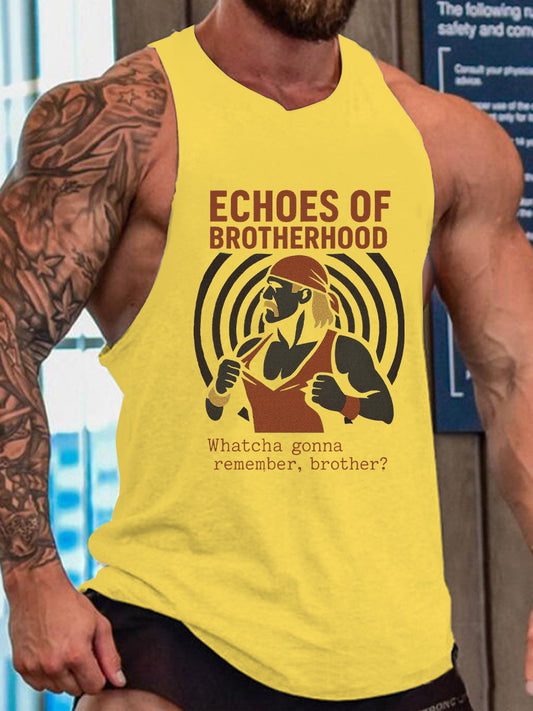 Men's Wrestling Legend Printed Tank Top