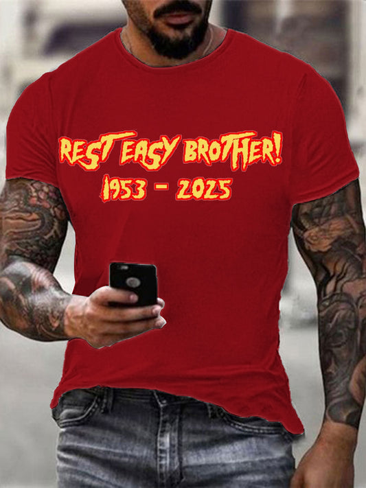 Men's Hulk Hogan Printed T-shirt