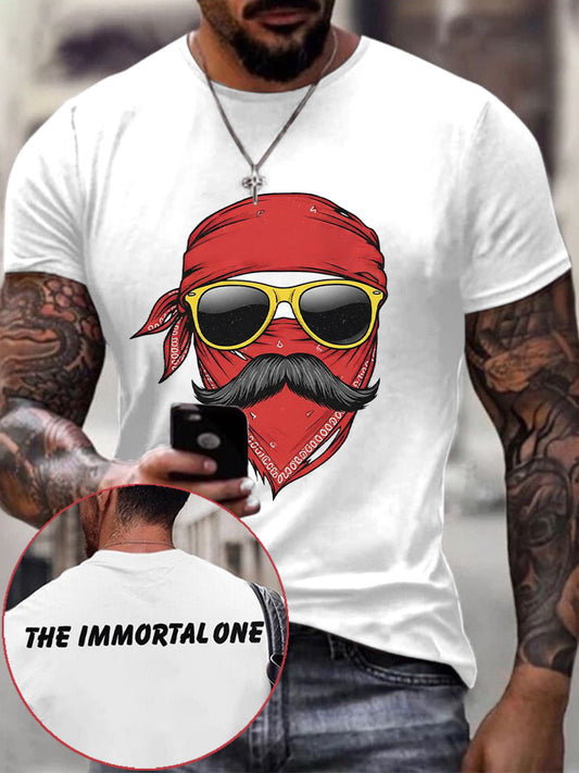 Men's Wrestler The Immortal One Print T-Shirt