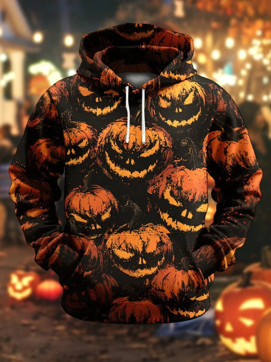 Men's Halloween Art Hooded Sweatshirt