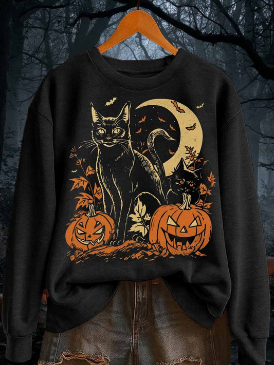 Women's Halloween polyester sweatshirt