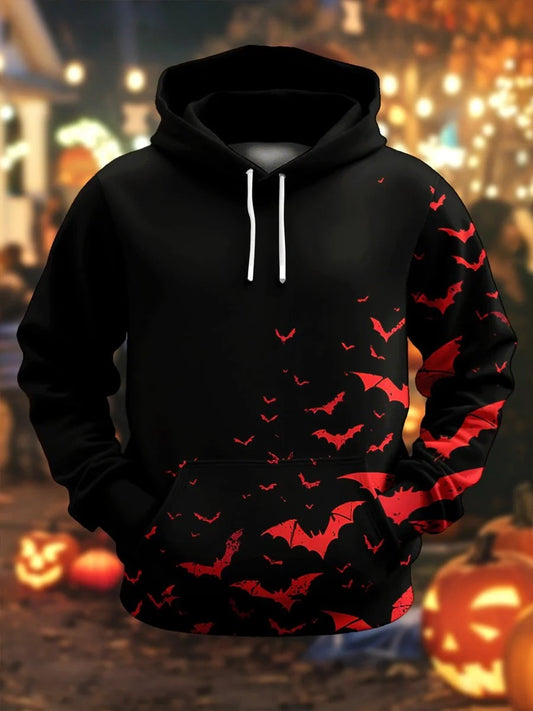 Men's Halloween Art Hooded Sweatshirt