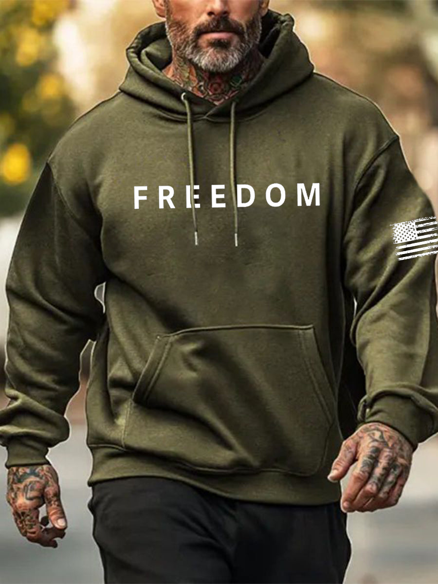 Men's Freedom Is Not Free R.I.P Charlie Kirk Hooded Sweatshirt