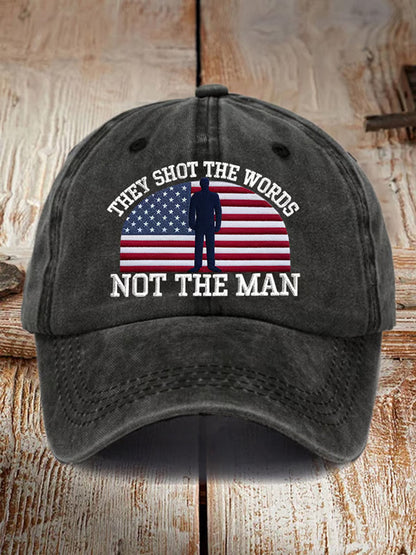 Unisex Turning Point USA Trump Charlie Kirk Commemorative Print Slouch Hat