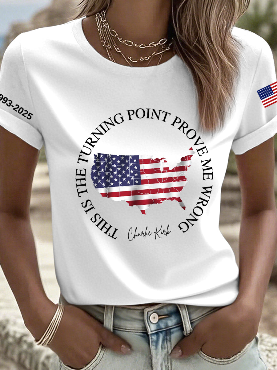 Women's This Is The Turning Point Print T-Shirt