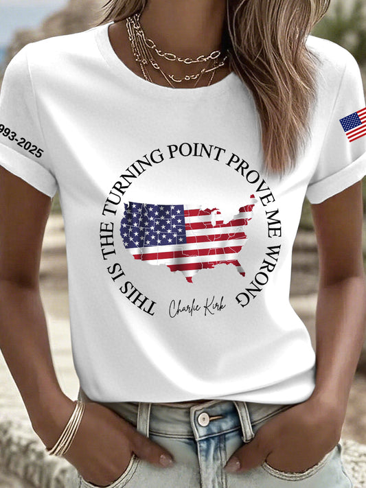 Women's This Is The Turning Point Print T-Shirt