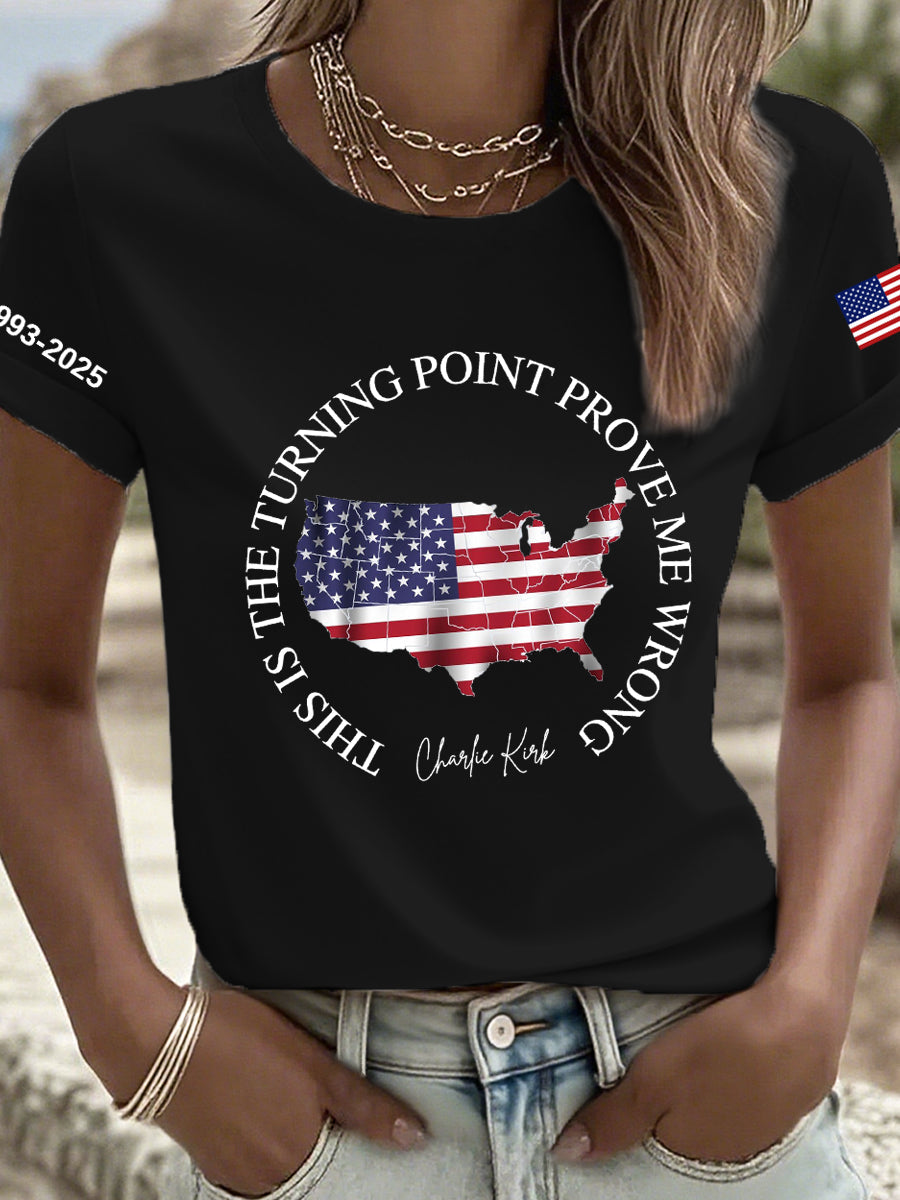 Women's This Is The Turning Point Print T-Shirt