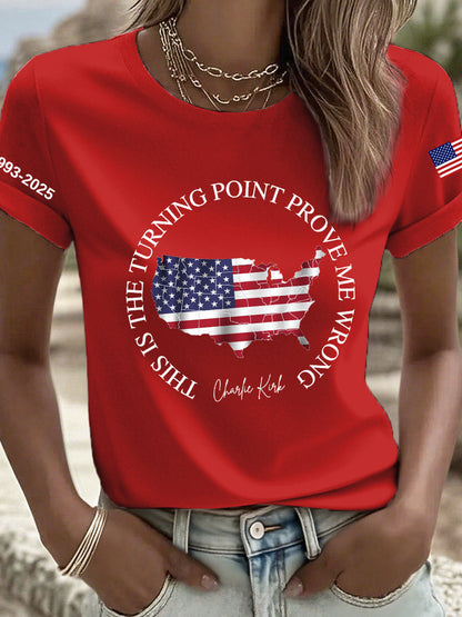 Women's This Is The Turning Point Print T-Shirt