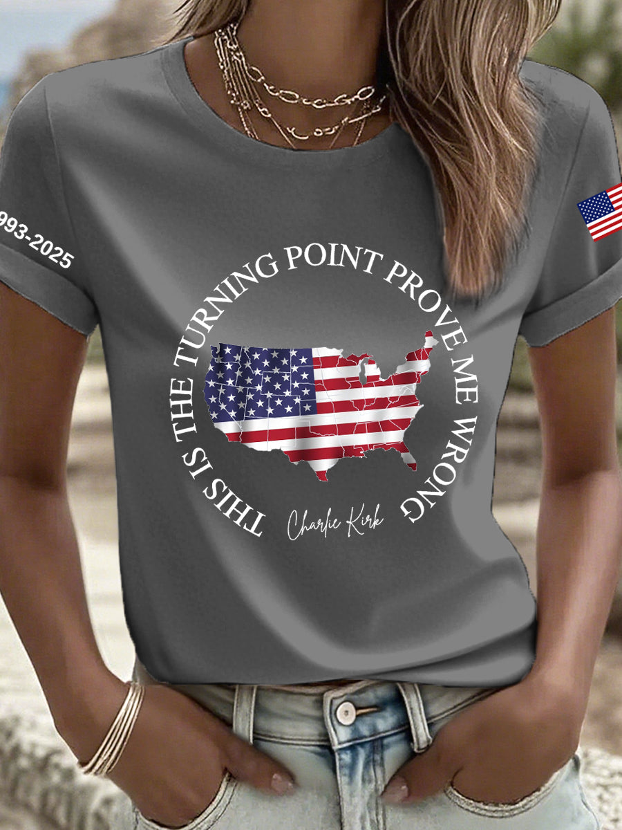 Women's This Is The Turning Point Print T-Shirt