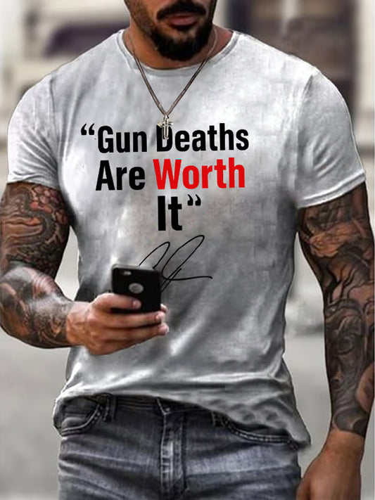 Men's "Freedom Isn't Free" Charlie Kirk Short Sleeve Commemorative T-Shirt