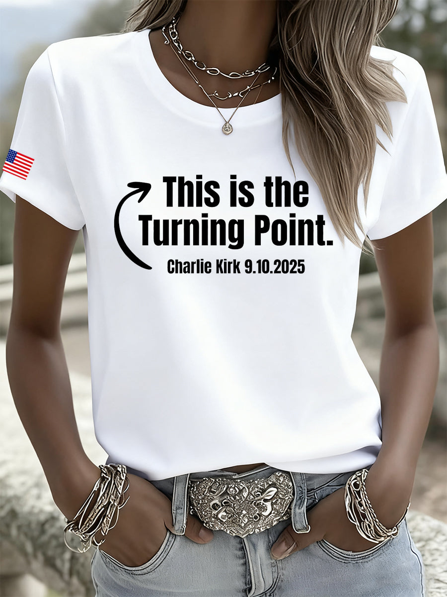 Women’s Vintage Art Short Sleeve Casual T-Shirt