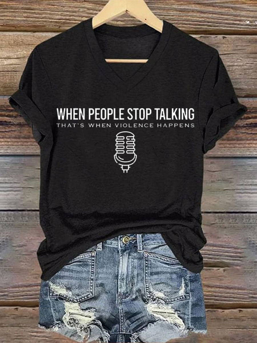 Women's Charlie Kirk short-sleeved T-shirt