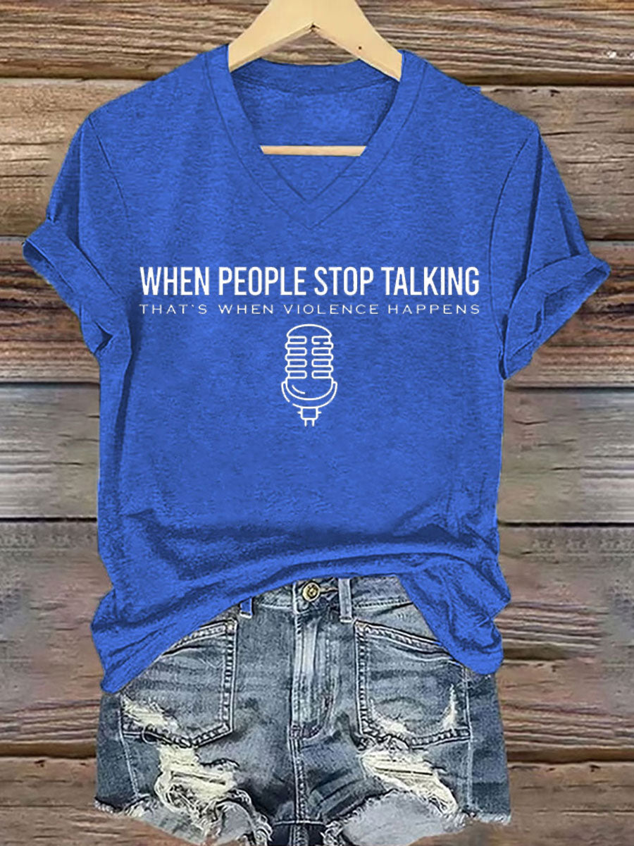 Women's Charlie Kirk short-sleeved T-shirt
