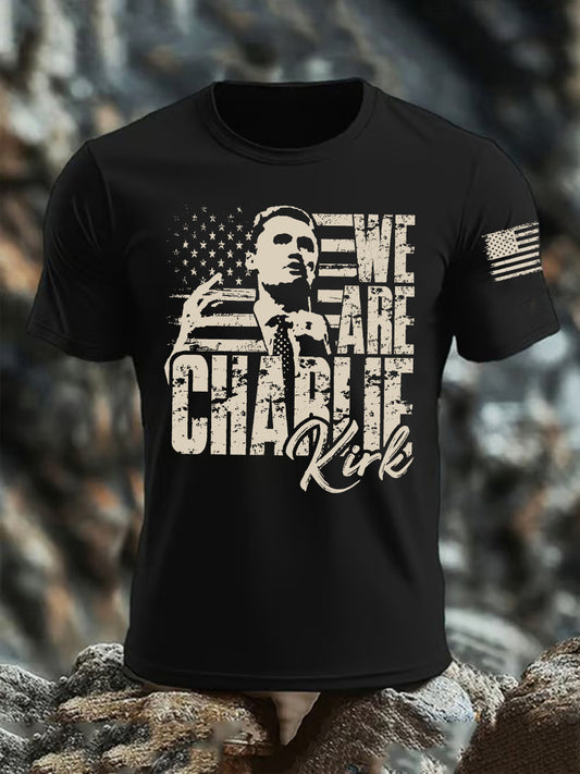 Men's We Are Charlie Kirk Short-sleeved T-shirt