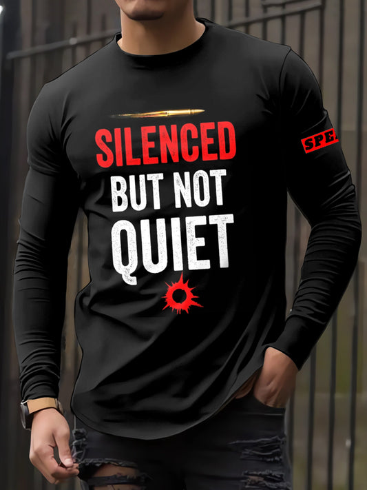 Men's In Memory Of Charlie Kirk Printed Long Sleeved Round Neck T-shirt