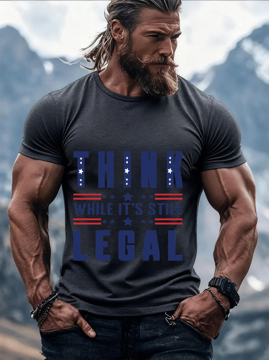 Men's Retro Turning Point Casual T-Shirt