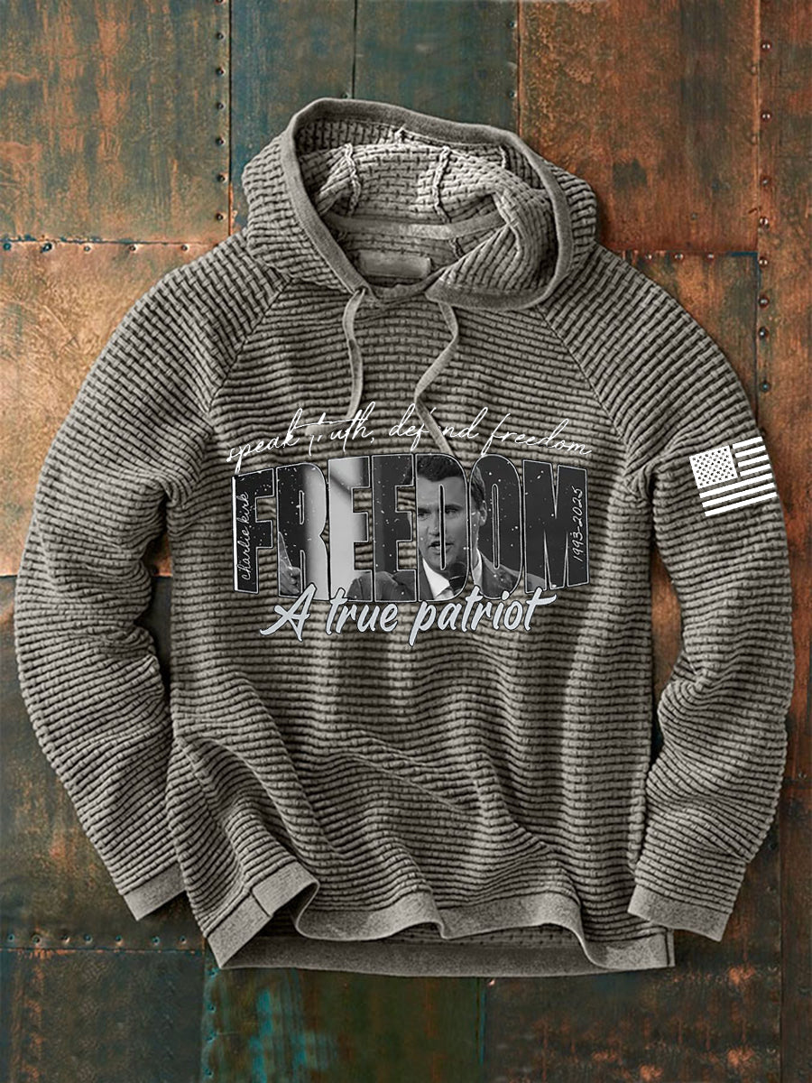 Men'S Freedom Is Not Free This is the Turning Point R.I.P Charlie Kirk Long Sleeve  Hoodie