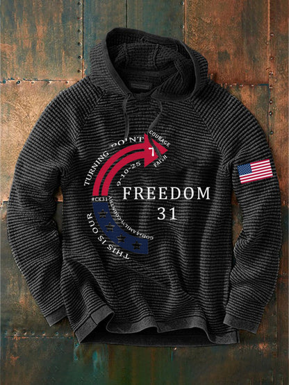 Men's This Is Our God Family Country Freedom 31 Printed Hoodie