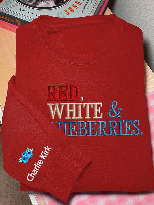 Women's 'Red White & Blueberries' sweatshirt