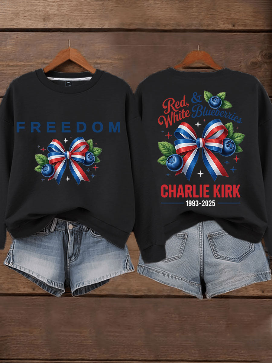 Women's 'Red White & Blueberries' sweatshirt