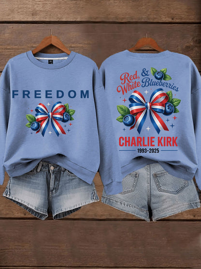 Women's 'Red White & Blueberries' sweatshirt